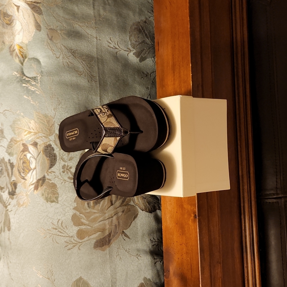 Never worn "Coach" Sandals...Size 8.5M